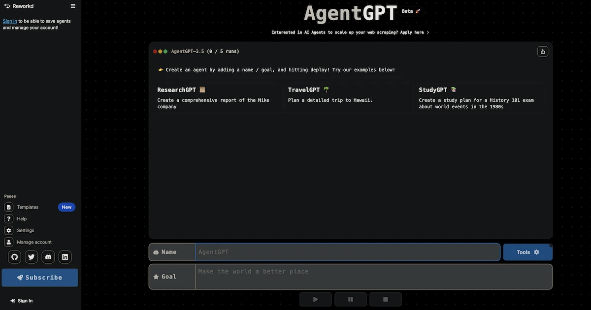 AgentGPT
